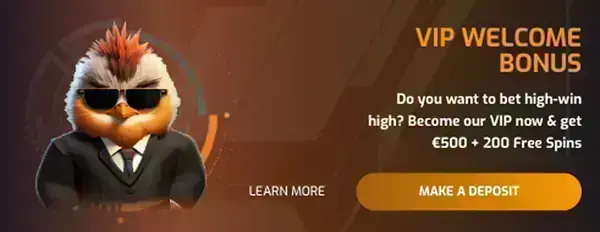 Hugo Casino — VIP Velkomstbonus