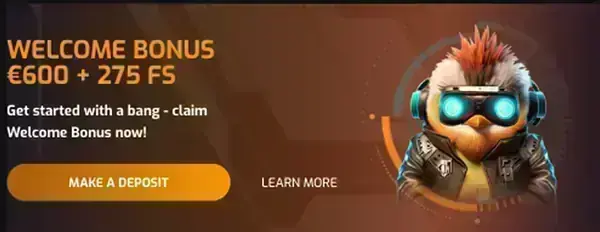 Hugo Casino — Velkomstbonus